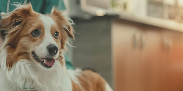 Dog Exam at Animal Clinic