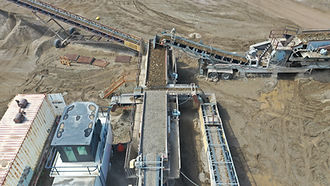 Aggregate screening and conveyor equipment producing consistent materials for concrete and structural construction