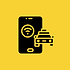 Wifi equipped taxi icon