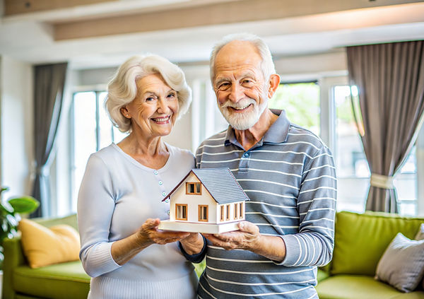 Senior Couple Buying Retirement Home