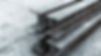 Stack of metal i-beams for construction industry