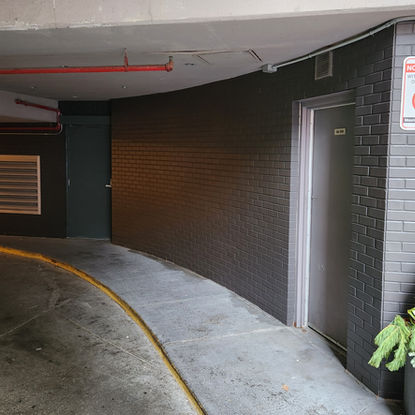 Parking lot renovation - before