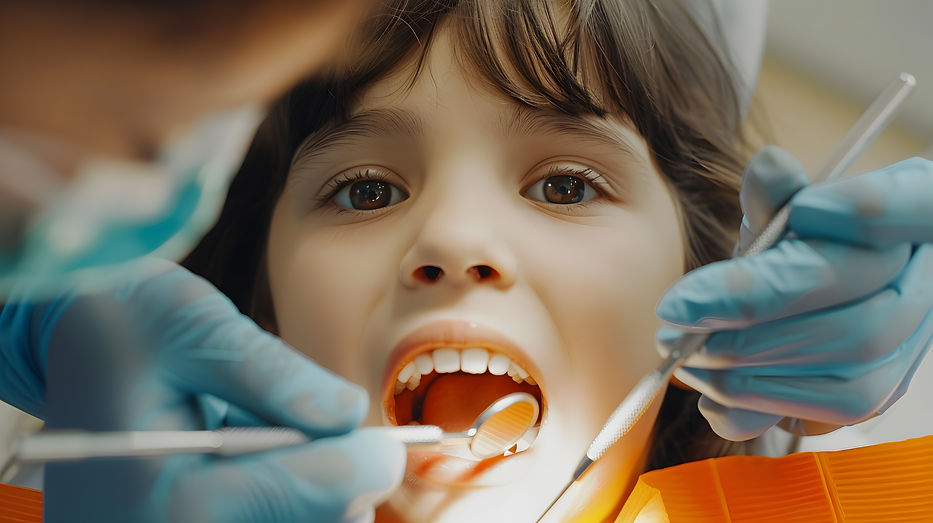 Smiling and Happy at the Dentist: Children Embrace Dental Care for Bright Smiles