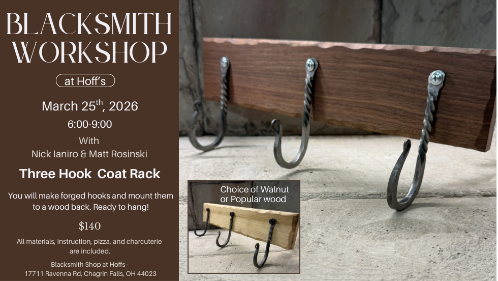 Blacksmith Workshop : The Three Hook Coat Rack