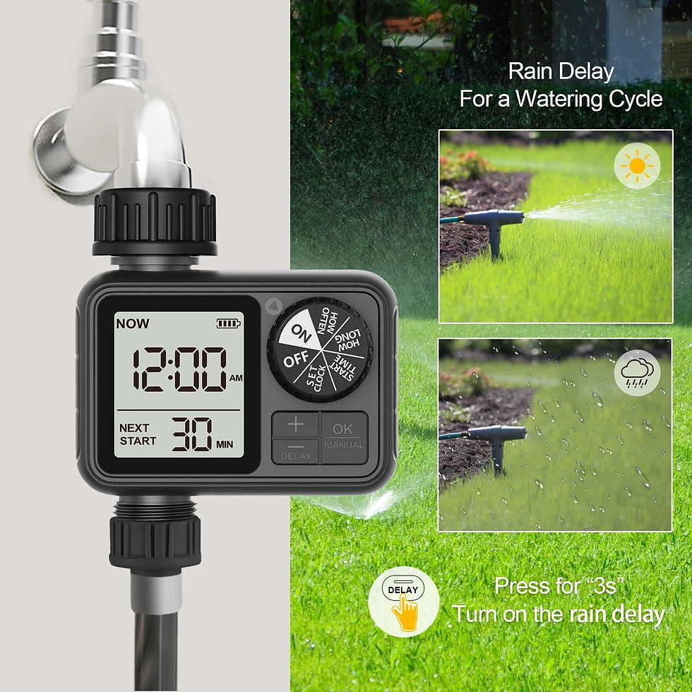 Miniatura: Irrigatore temporizzato intelligente per il giardinaggio 