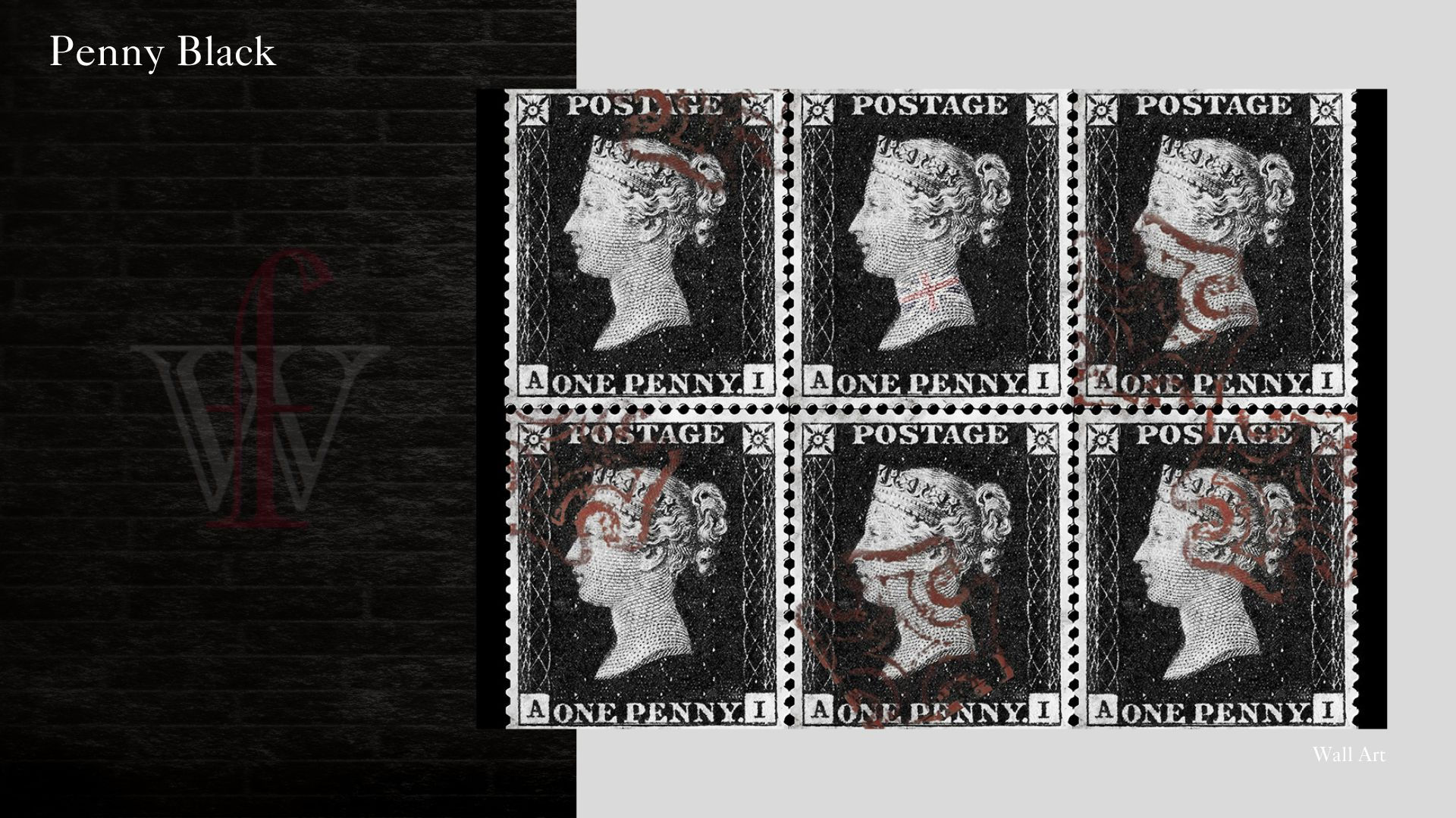 Penny Black Wall Art