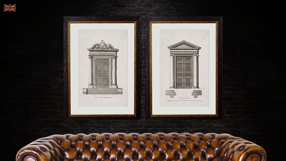 Architectural Studies of Doors Wall Art