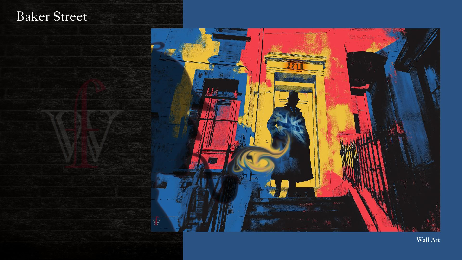 221B Baker Street Wall Art