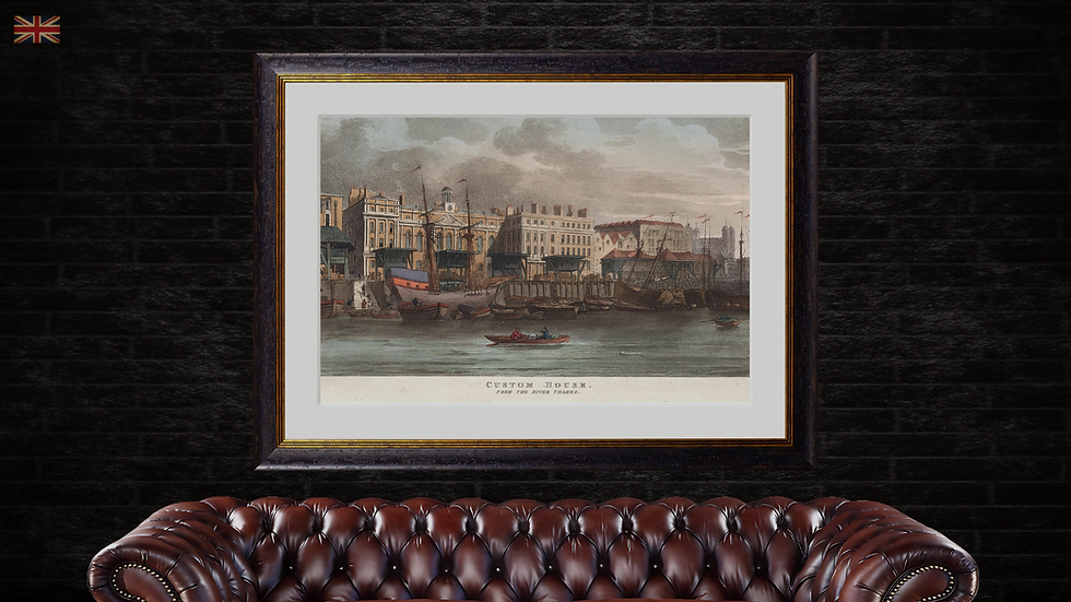 Custom House London Wall Art