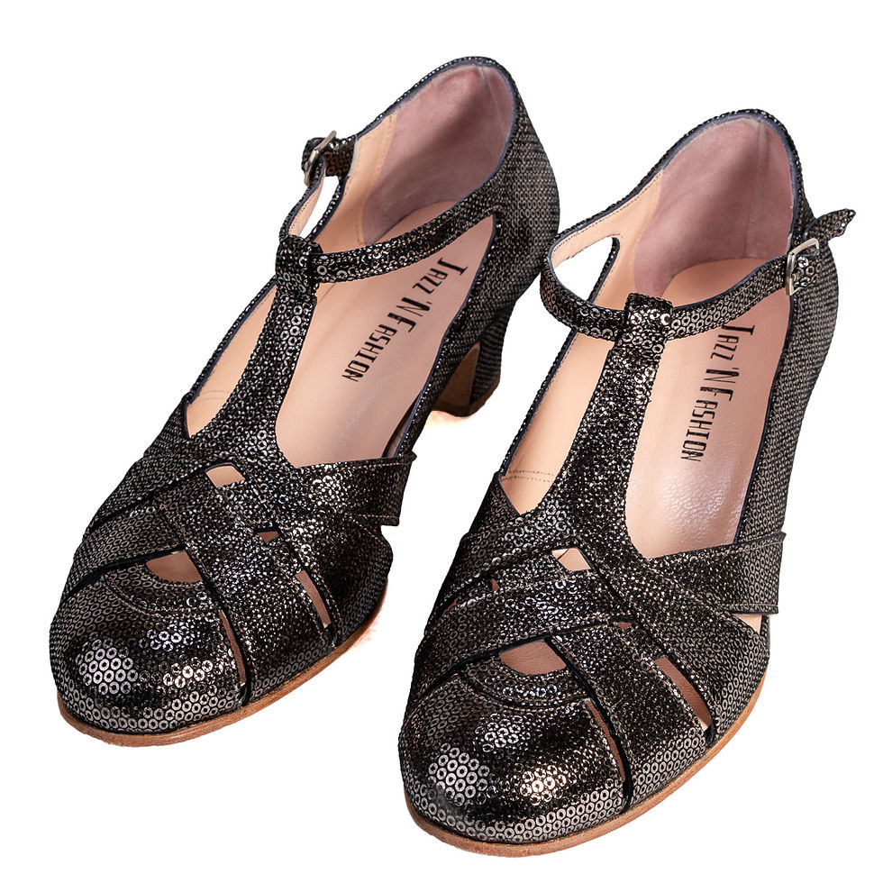 Thumbnail: Pearl Shiny Anthracite Shoes