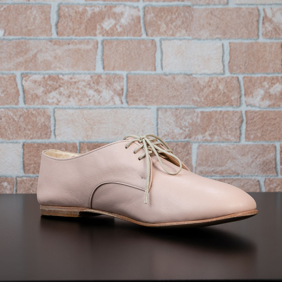 Thumbnail: Oscar Shoes - Off White / Powder Pink