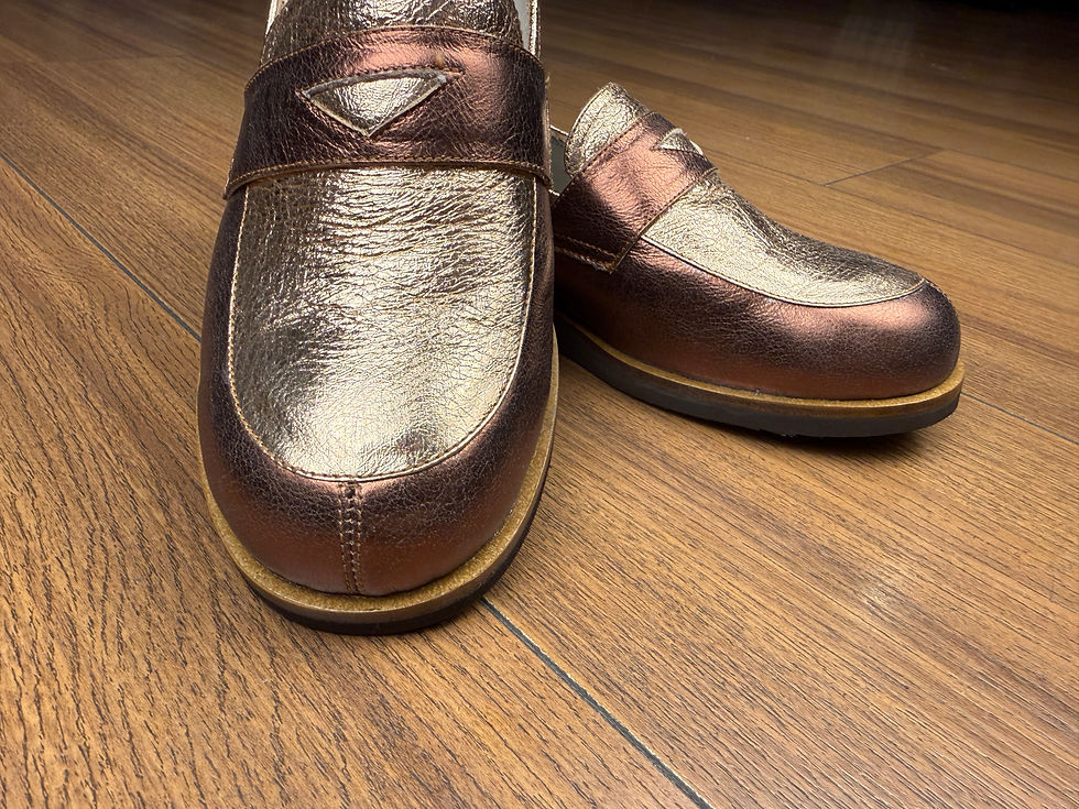 Thumbnail: Loafer - Bronze & Gold - Size 35 - Ready to Ship