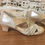 Thumbnail: Hazel Shoes - Shiny & Camel Suede