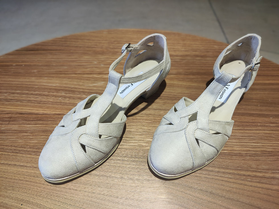 Thumbnail: Peggy Shoes - Whitesmoke Vegan Suede
