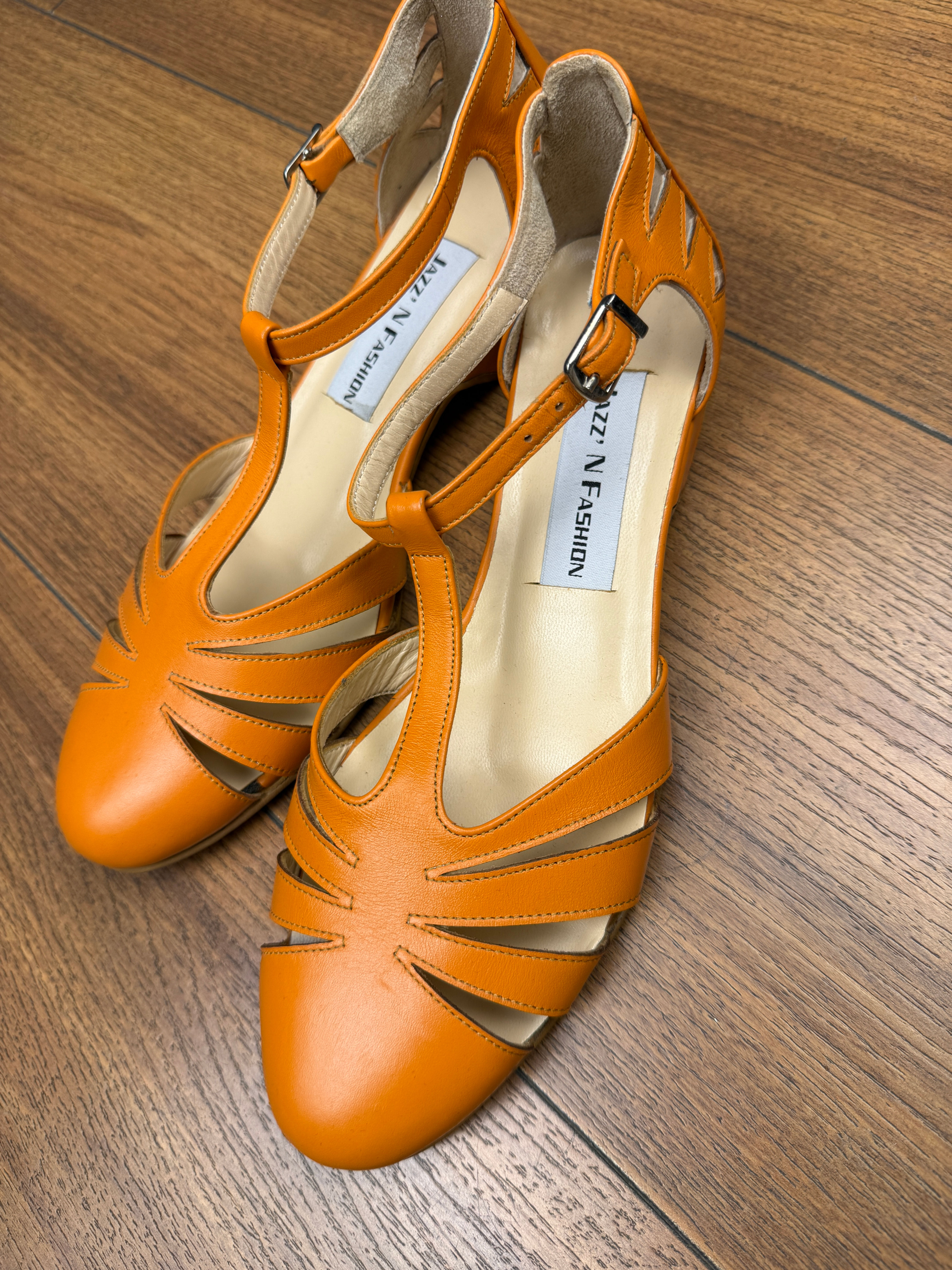 Anita Shoes - Orange - Size 37.5 - Ready to Ship