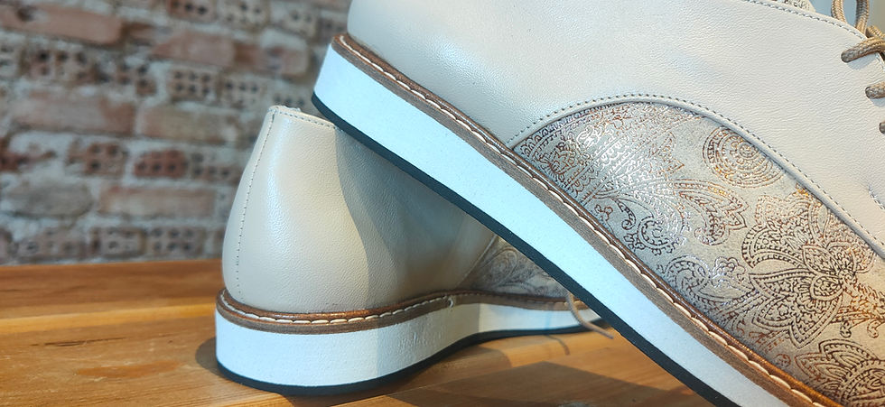 Thumbnail: Super Comfort Oscar Shoes - Beige & Texture