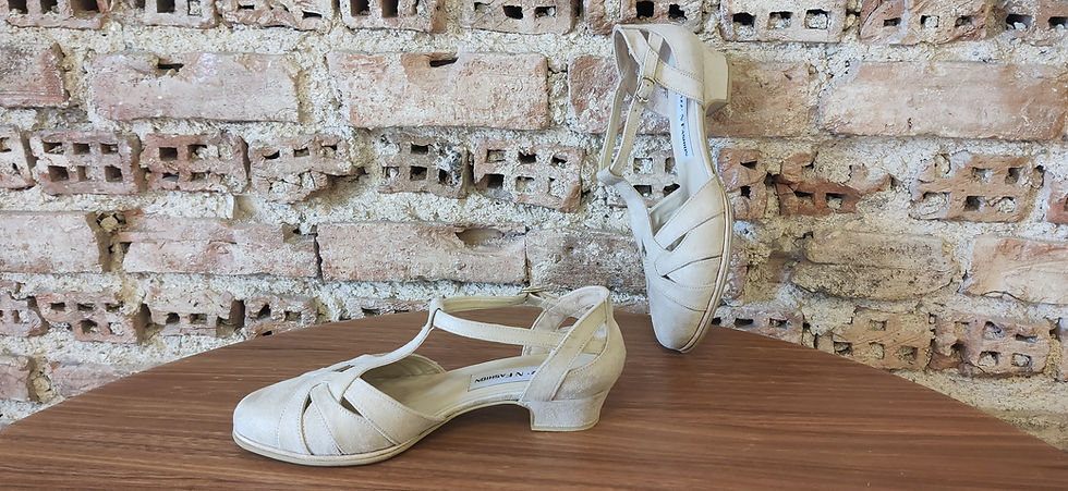 Thumbnail: Peggy Shoes - Whitesmoke Vegan Suede