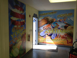 Custom School wall graphics