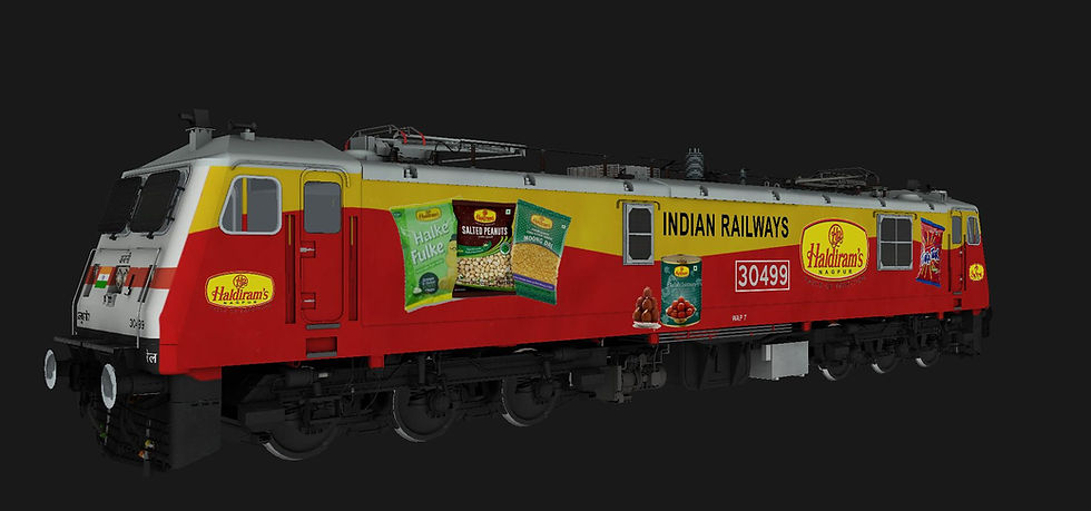 BGPRO AJNI WAP7 30499 ( HALDIRAM LIVERY )