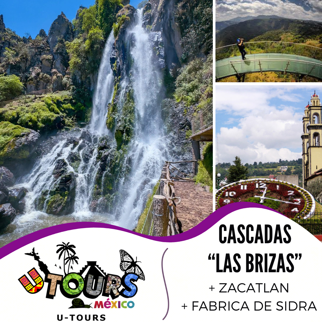 CASCADAS LAS BRIZAS + ZACATLÁN