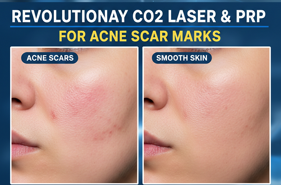 Newderma Aesthetic Clinic, Mira Road: Introducing the Revolutionary CO2 Laser & PRP for Acne Scar Marks.