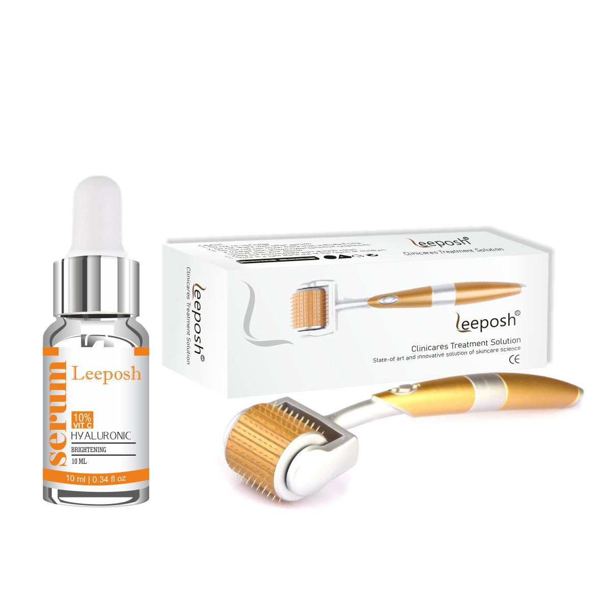 Dermaroller 10% Vitamin-C + Hyaluronic Serum