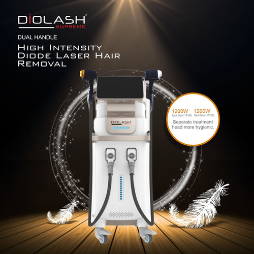 Diolash Supreme Dual Handle High Intensity Diode Laser Hair