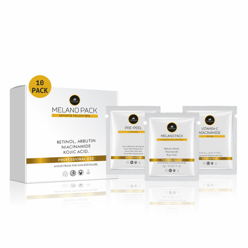 Melano Pack Yellow Peel + Depigmentation Peel Brighten Skin Cosderma