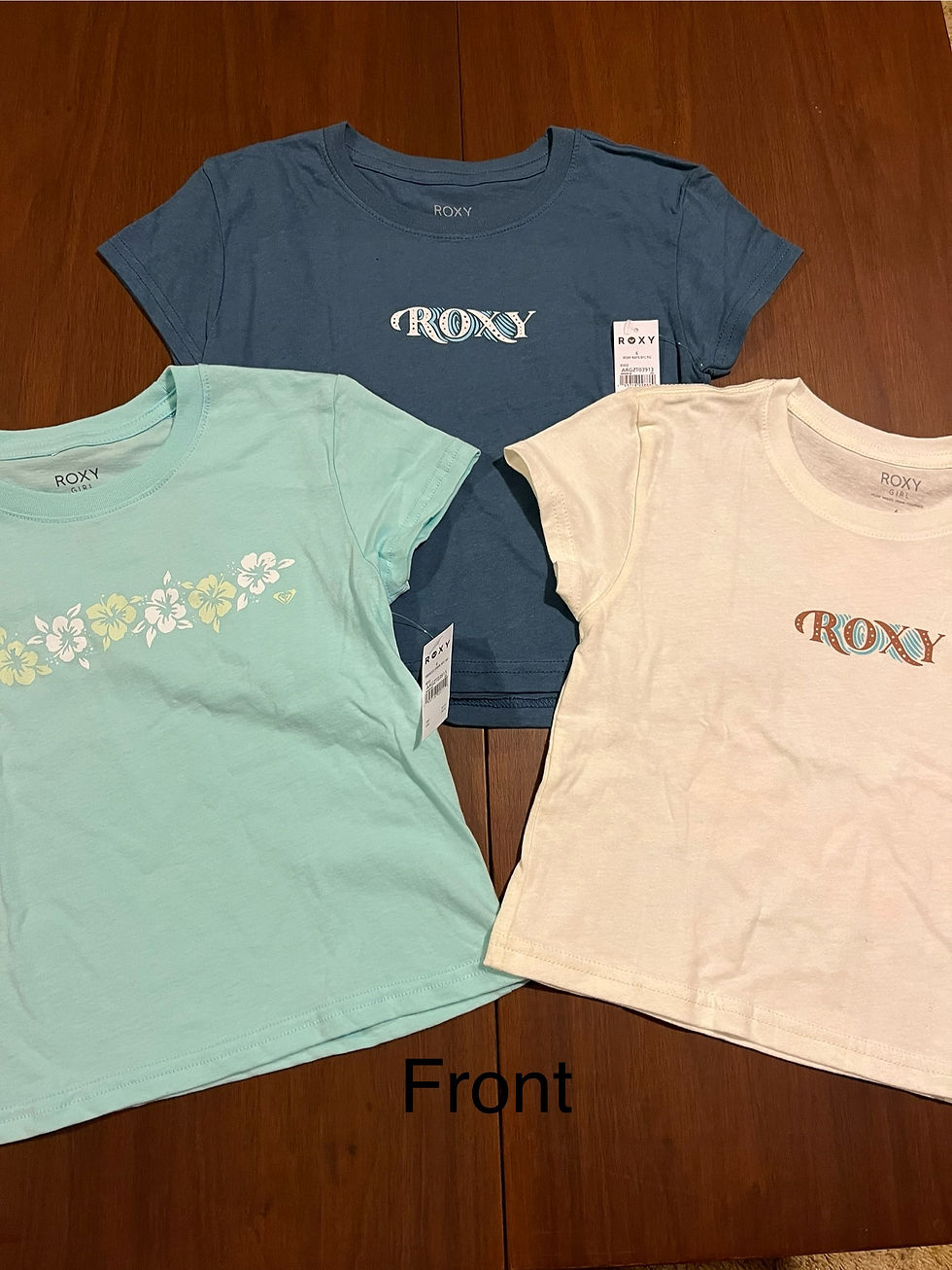 Roxy T-shirt Multipack, Size 6
