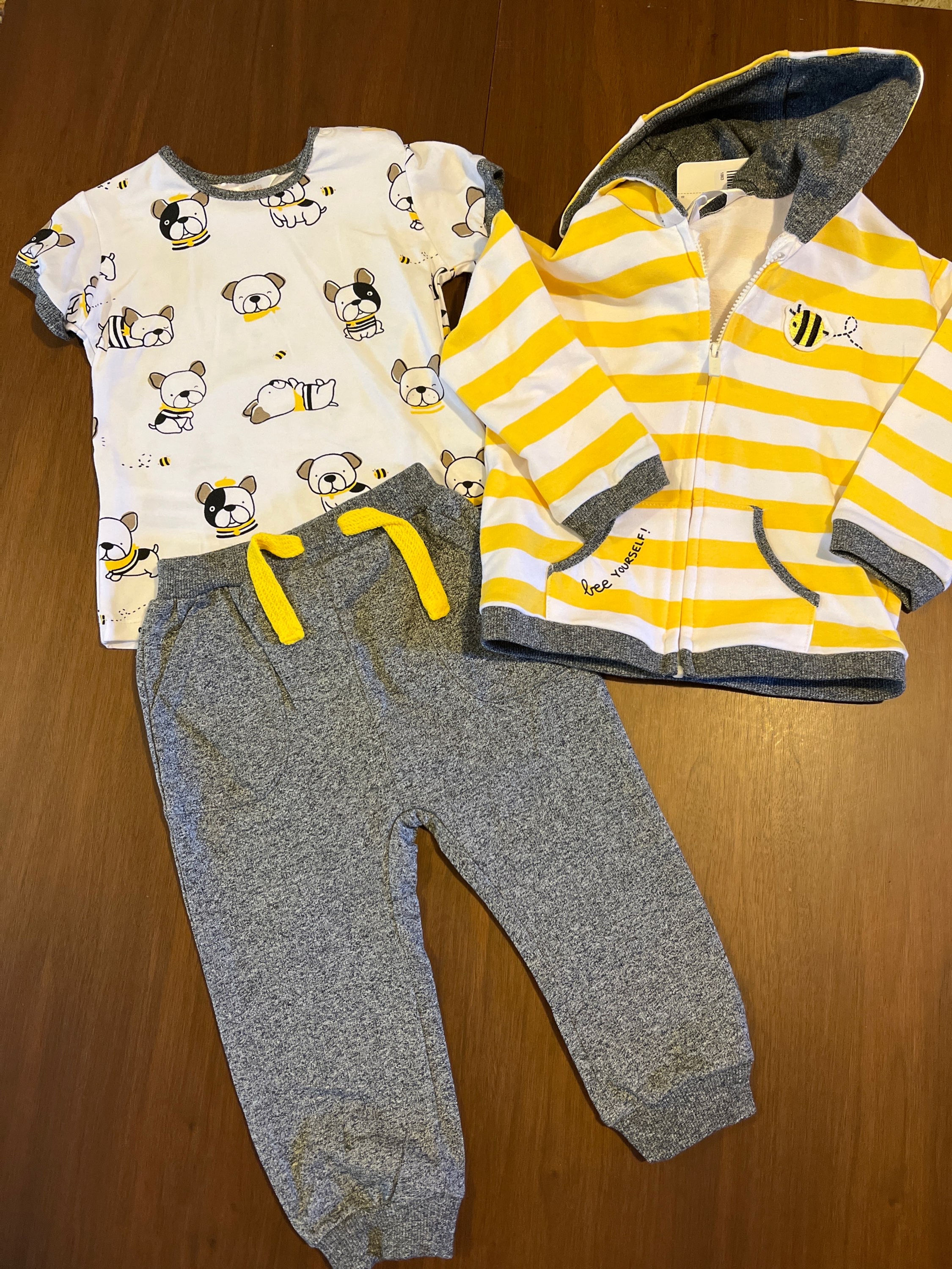 Mayoral 3pc Hoodie & Jogger Set, Size 18 Months