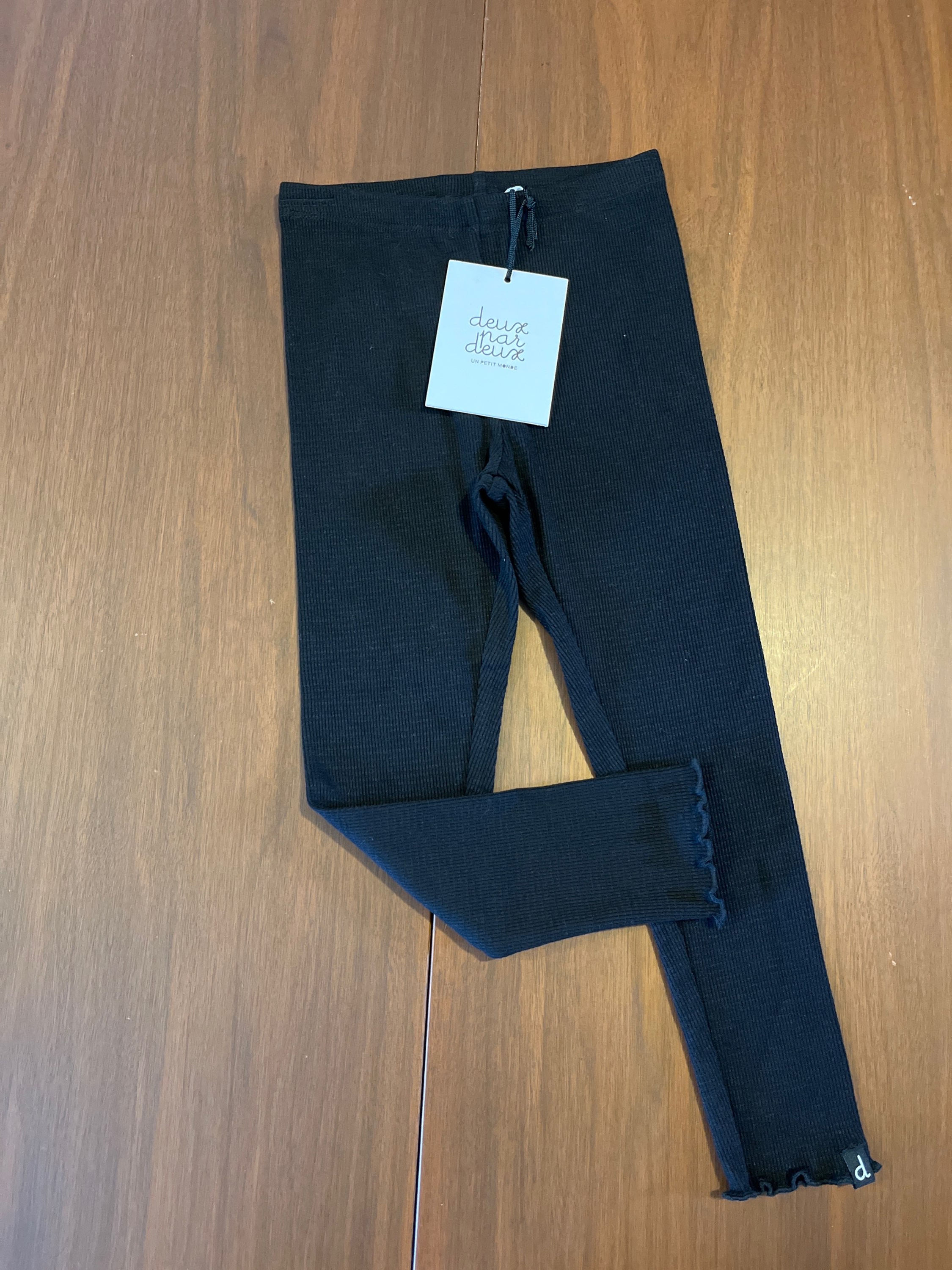 Deux Par Deux Ribbed Legging, Size 4