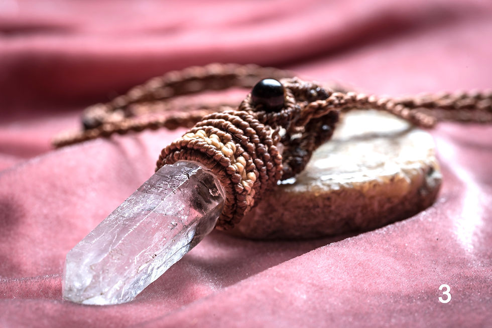 Miniatura: Dije de Cuarzo Cristal