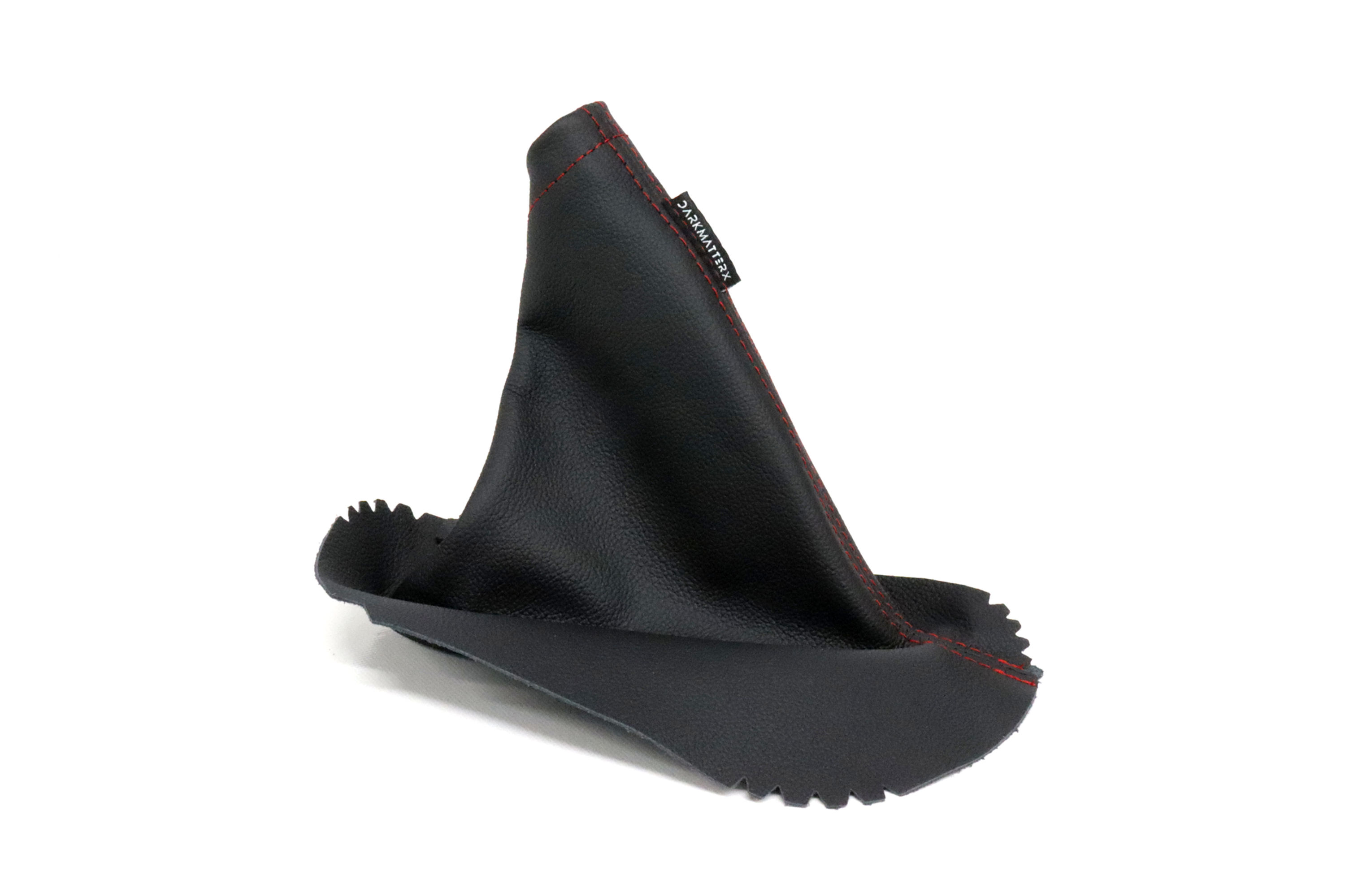 Black Nappa Leather E-Brake Boot w/ Red Thread Subaru WRX (2022-2025)