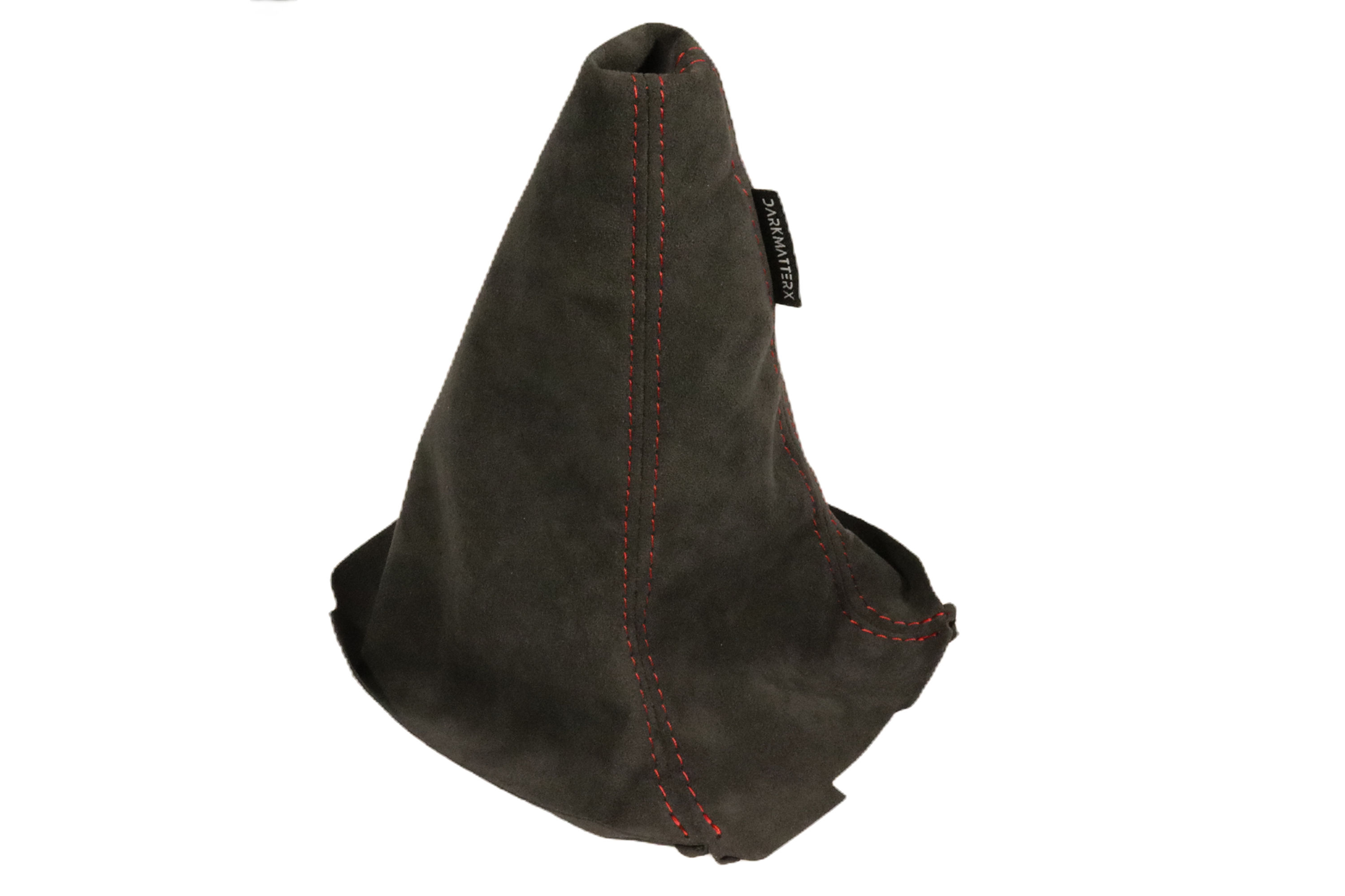 Alcantara Shift Boot Charcoal Black w/ Red Thread Subaru Impreza&WRX (2005-2007)