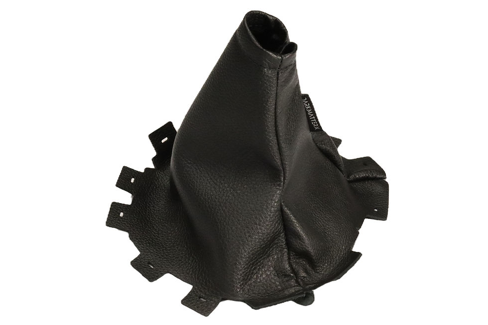 Black Gaucho Leather Shift Boot Subaru STI (2008-2014)