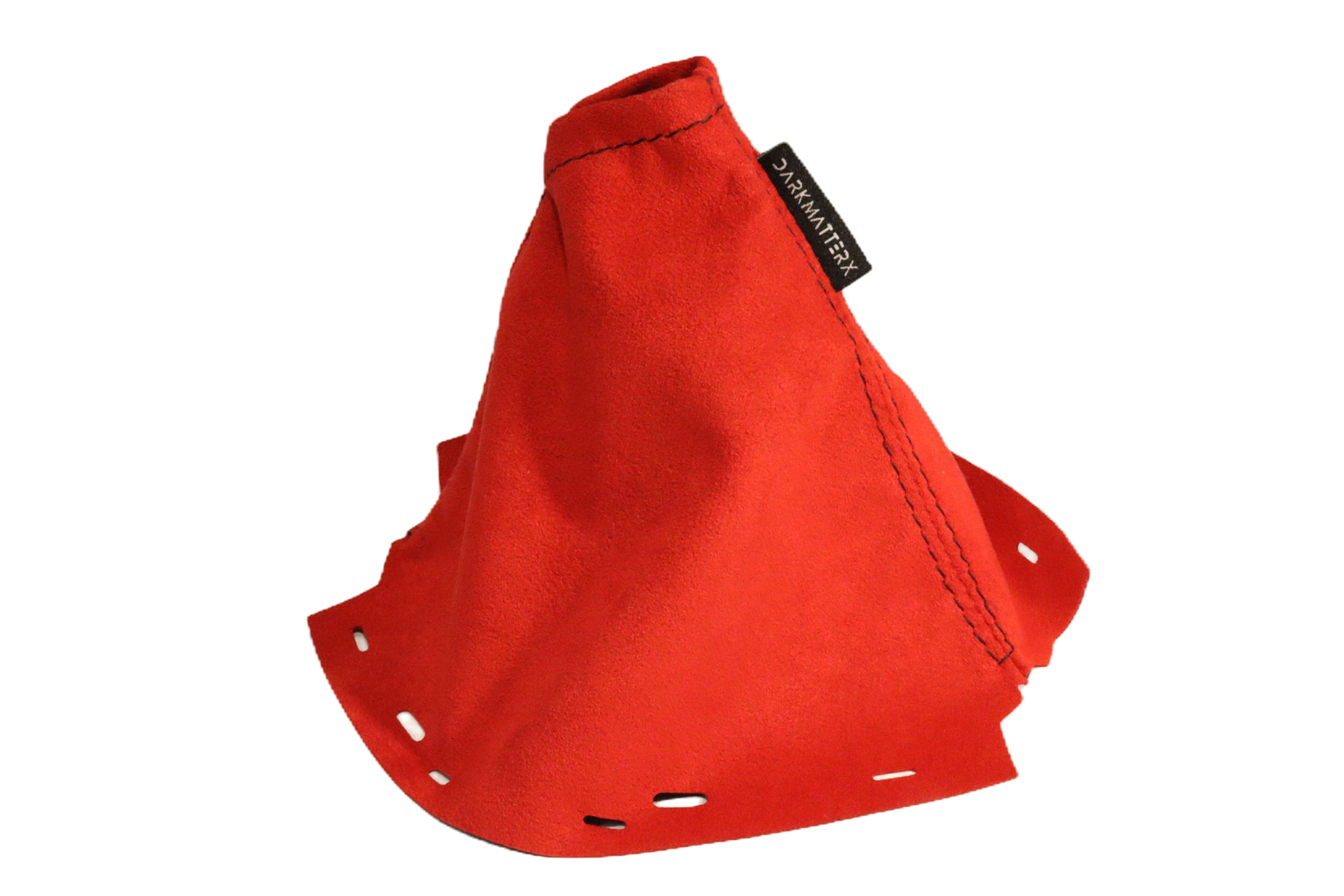 Alcantara Shift Boot Red w/ Black Thread Subaru STI (2015-2021)