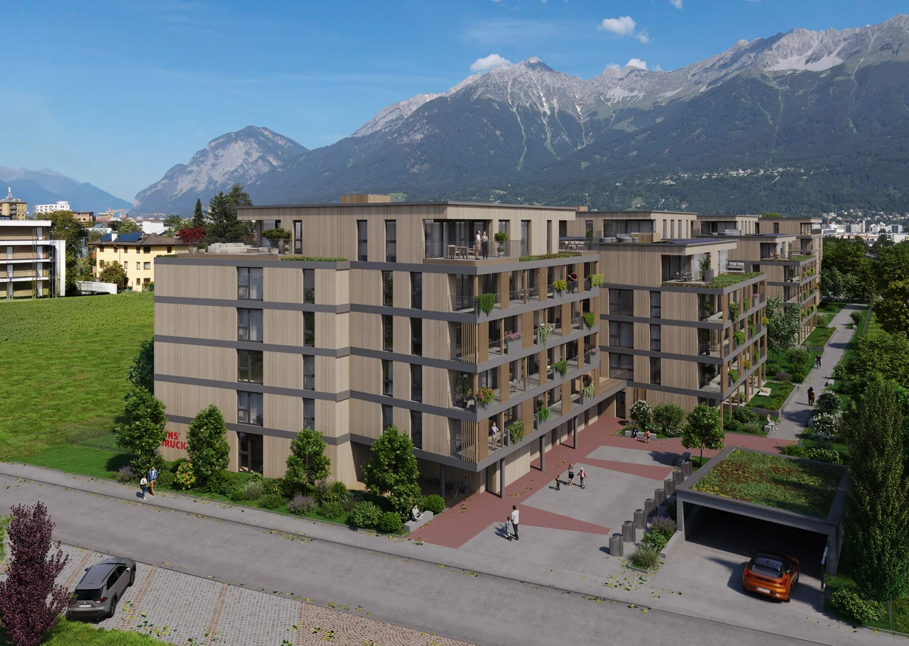 Concept visualisation of AmrasNext in Innsbruck