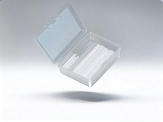 Fistplug Alpha 2.0 container has a separate compartment for smaller size pieces