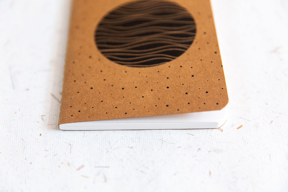 Thumbnail: Kraft Series - Magnetic Field A6 Notebook