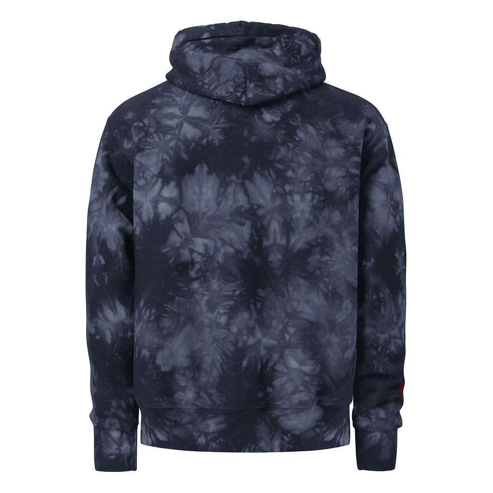 Thumbnail: heart hands tie-dye hoodie