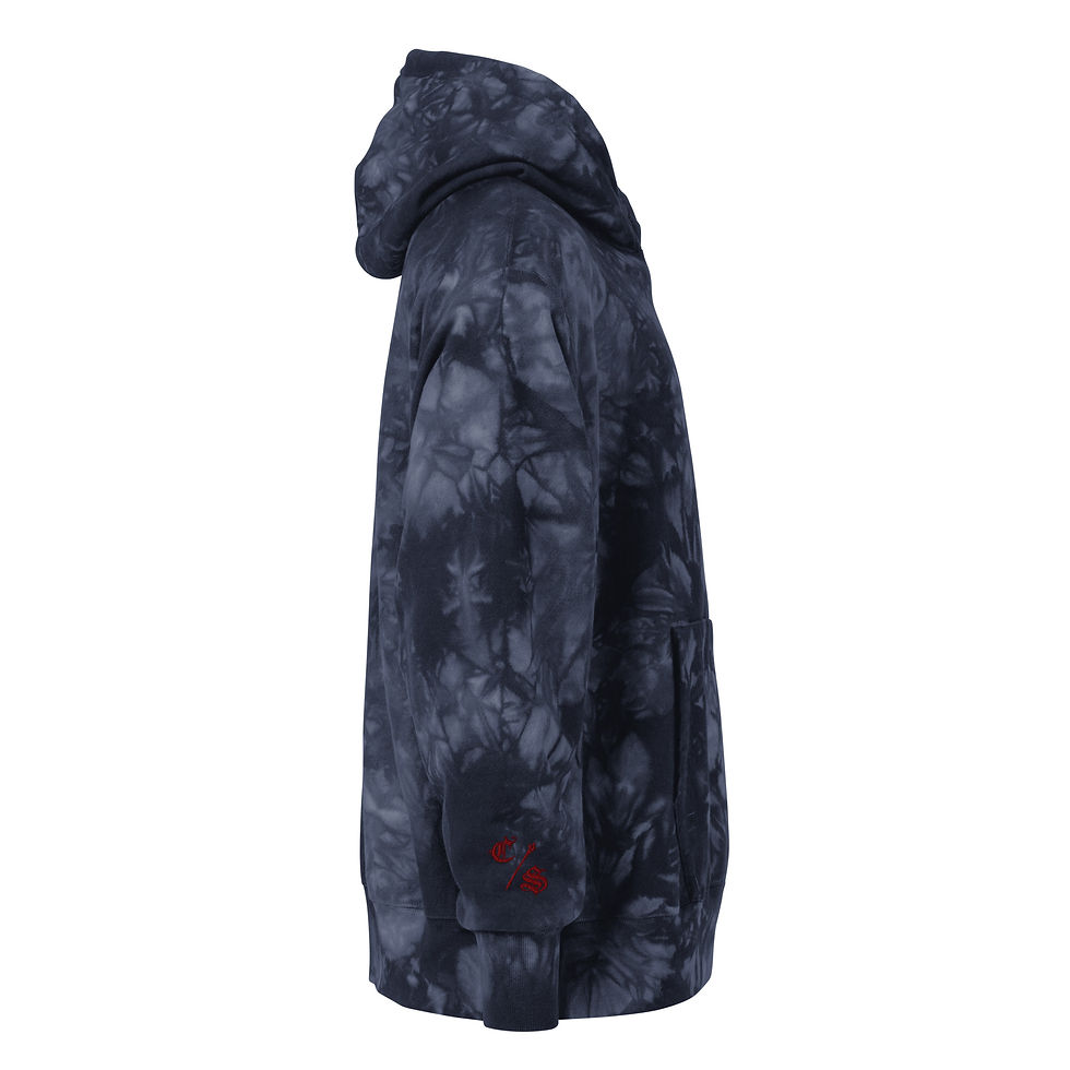 Thumbnail: heart hands tie-dye hoodie