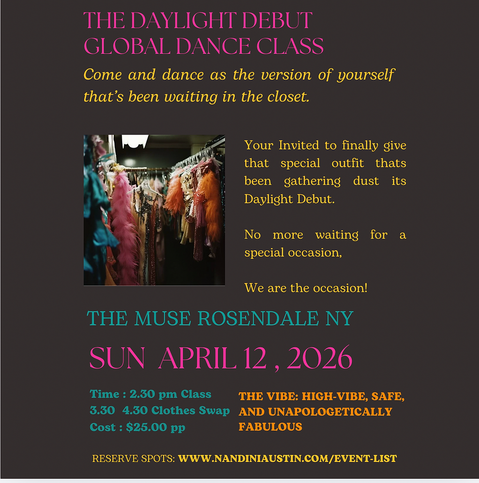 The Daylight Debut  'Global Dance Fusion Class'  & Clothes Swap