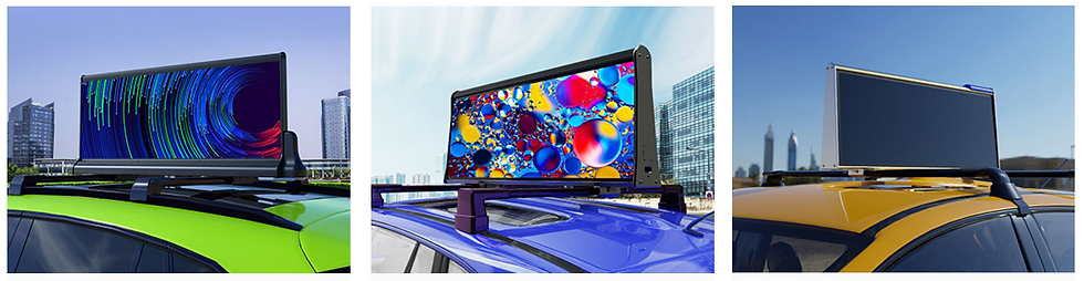 Level 9 Displays LED Taxi Tops