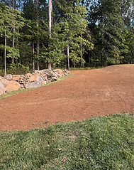 Land clearing services removing trees and brush to prepare property for development