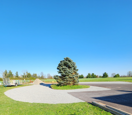 Site preparation and driveway extension