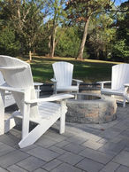 Paver patio and fire pit project