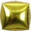 Thumbnail: 22" Gold 4D Cubed Shape Foil Balloon