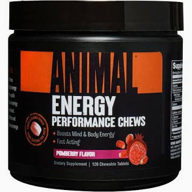 Animal Energy Chews, Fast Acting Energy with Caffeine, Nootropics and Sea Salt f