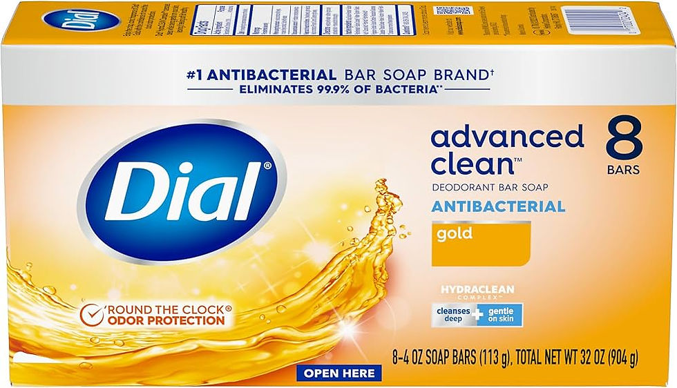 Dial Antibacterial Bar Soap (Gold, 8-pack)