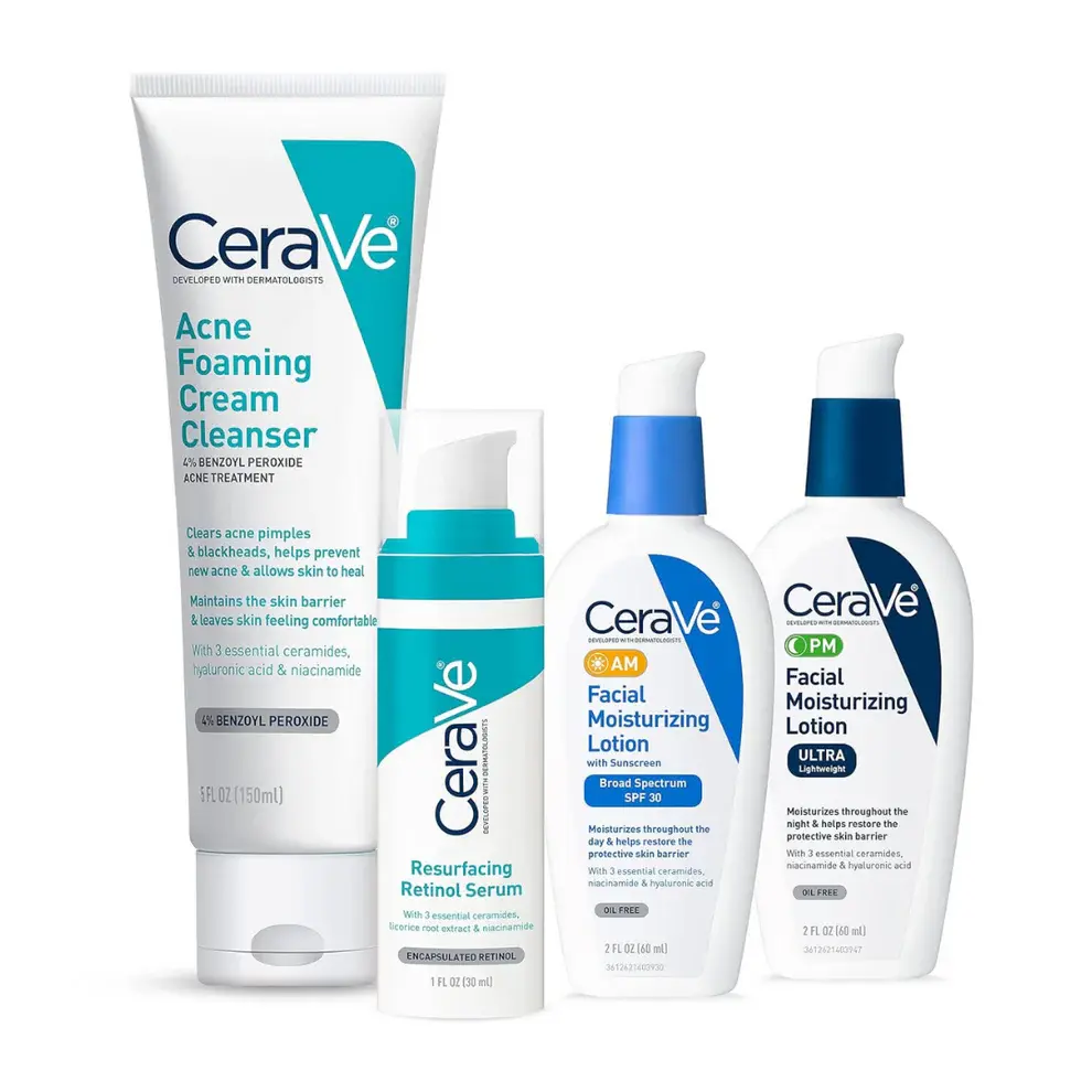Product: CeraVe Acne Skin Care Set | 5oz Acne Foaming Cream
